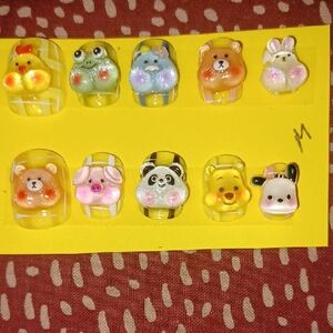 Hand Crafted Yellow and Green Toy Accessories